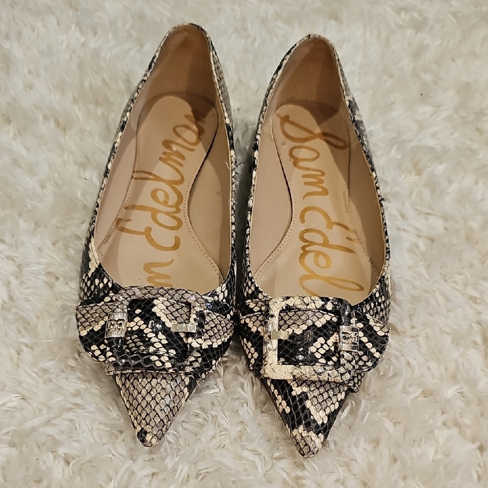 Sam Edelman Women's Snakeskin Flats